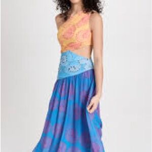 ASHLYN DRESS MULTI WHIRLPOOL